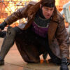 Gambit Brown Leather Coat