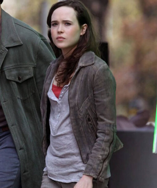 Ellen Page Grey Jacket