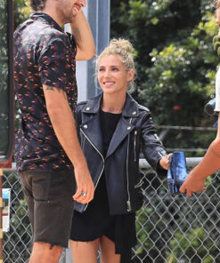 Elsa Pataky Biker Jacket