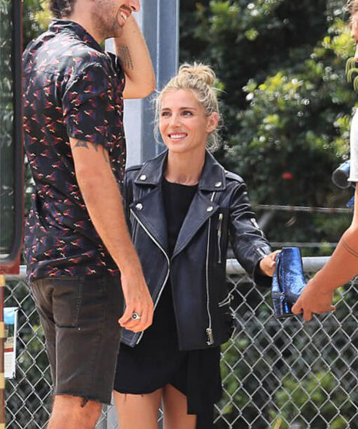 Elsa Pataky Biker Jacket