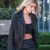 Hailey Baldwin Bieber Black Jacket