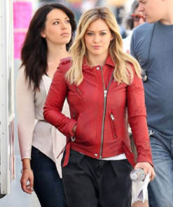 Hilary Duff Biker Jacket