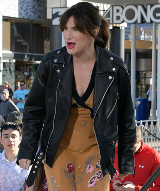 Kathryn Hahn Leather Jacket