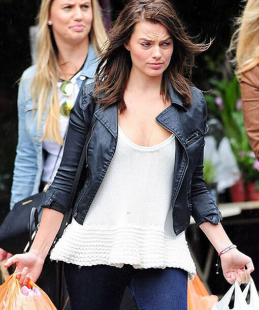 Margot Robbie Leather Jacket