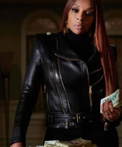 Monet Black Leather Jacket