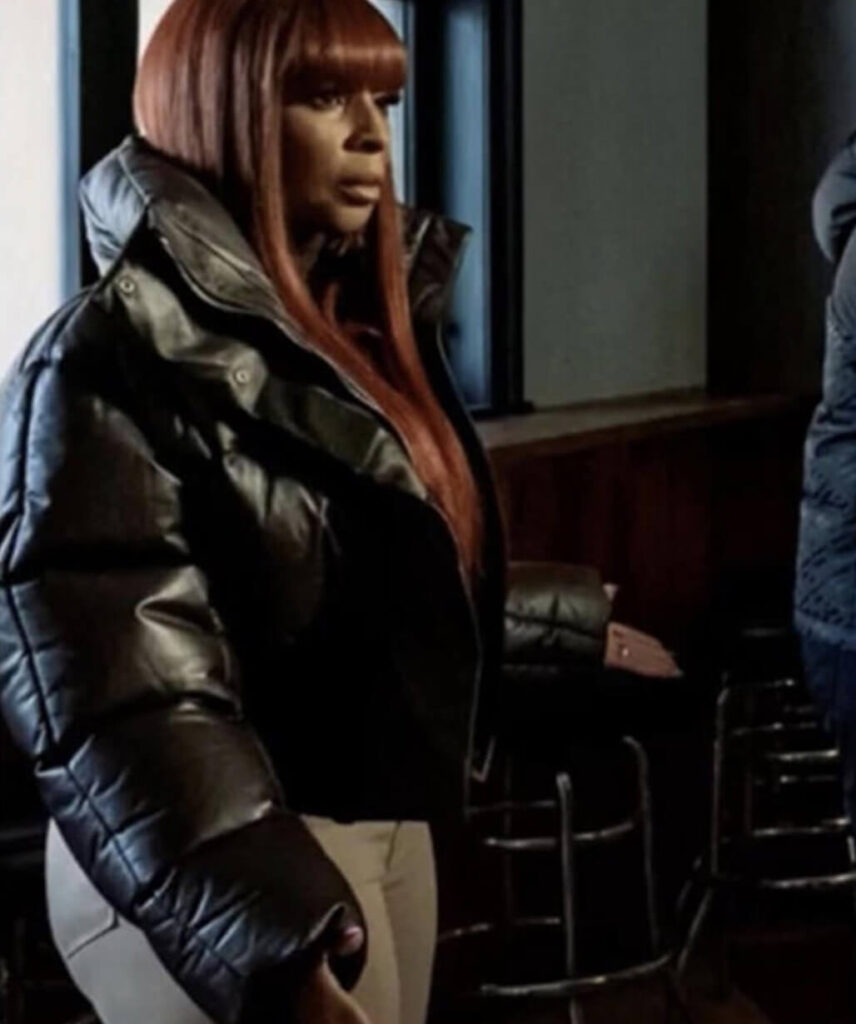 Power Book II Ghost Monet Black Puffer Jacket