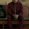 Tariq St. Patrick Maroon Tracksuit