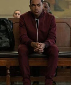 Tariq St. Patrick Maroon Tracksuit