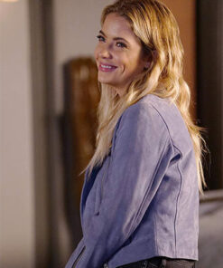 Ashley Benson Purple Jacket