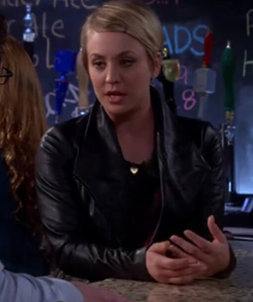 Kaley Cuoco Black Jacket