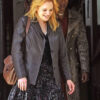 Elisabeth Moss Leather Jacket