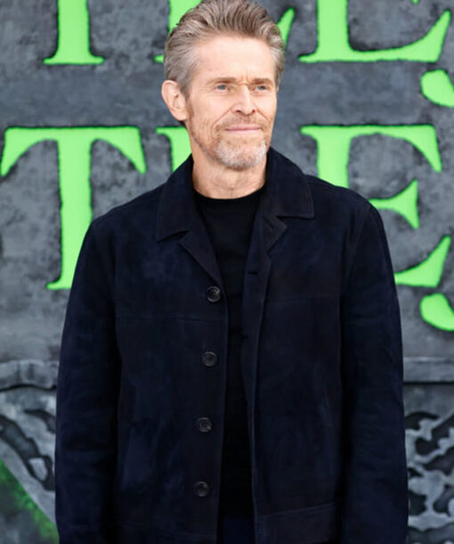 Willem Dafoe Suede Leather Jacket