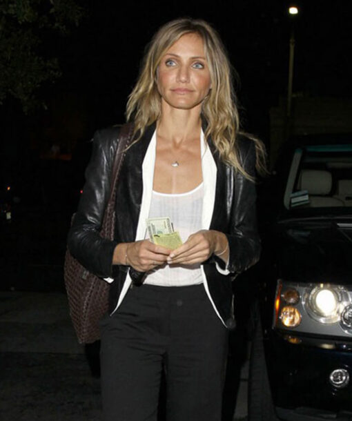 Cameron Diaz Black Jacket