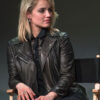 Dianna Agron Black Jacket