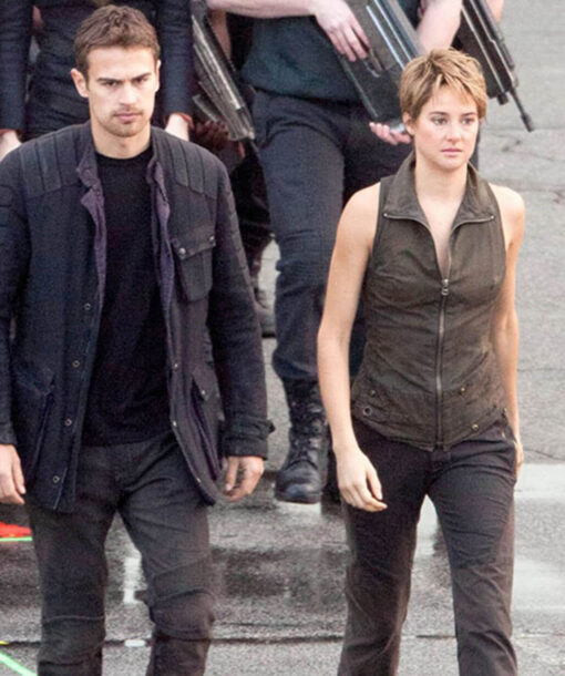 Shailene Woodley Brown Vest