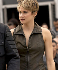 Shailene Woodley Brown Vest