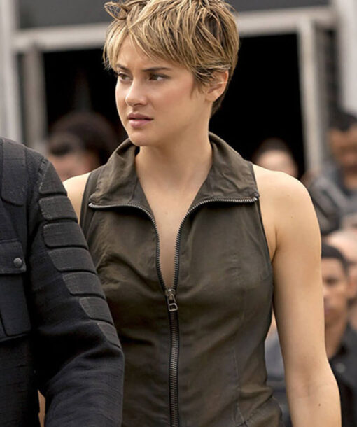 Shailene Woodley Brown Vest