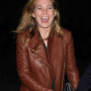 Ellen Pompeo Brown Jacket