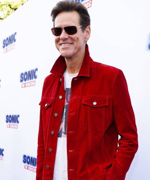 Jim Carrey Suede Leather Jacket