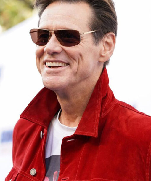 Jim Carrey Suede Leather Jacket