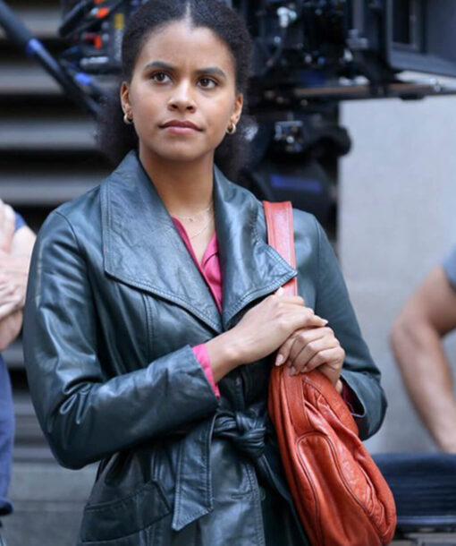 Zazie Beetz Grey Jacket