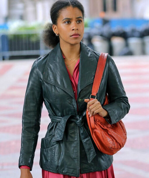 Zazie Beetz Grey Jacket