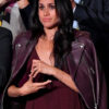 Meghan Markle Maroon Jacket