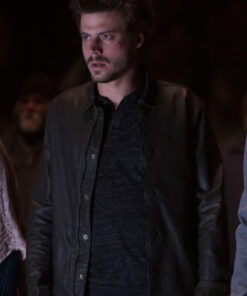 Manfred Bernardo Black Leather Jacket