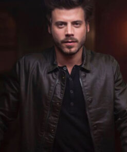 Manfred Bernardo Black Leather Jacket
