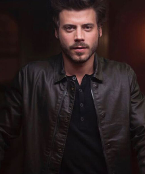 Manfred Bernardo Black Leather Jacket