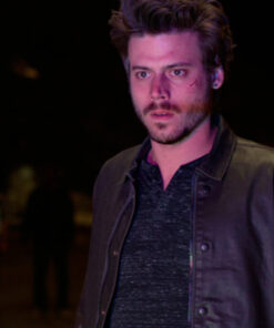 Manfred Bernardo Black Leather Jacket