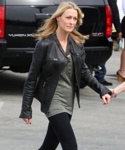 Robin Wright Black Jacket