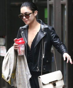 Vanessa Hudgens Black Biker Jacket
