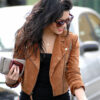 Vanessa Hudgens Suede Leather Jacket