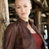 Yvonne Strahovski Brown Jacket