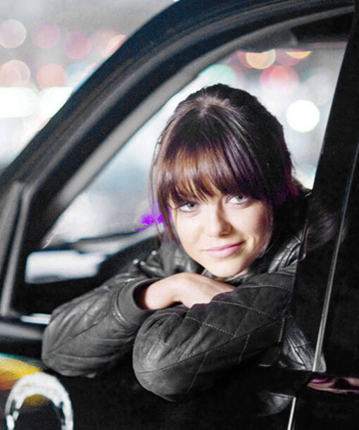 Emma Stone Leather Jacket