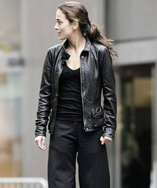 Alice Braga Black Jacket