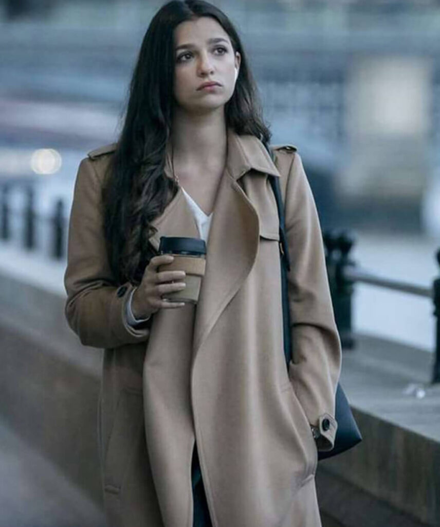 Industry Yasmin Yazdani Brown Wool Coat