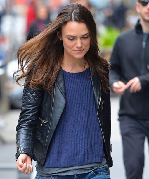 Keira Knightley Quilted Jacket