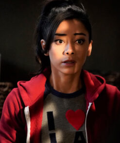 Ella Lopez Red Jacket