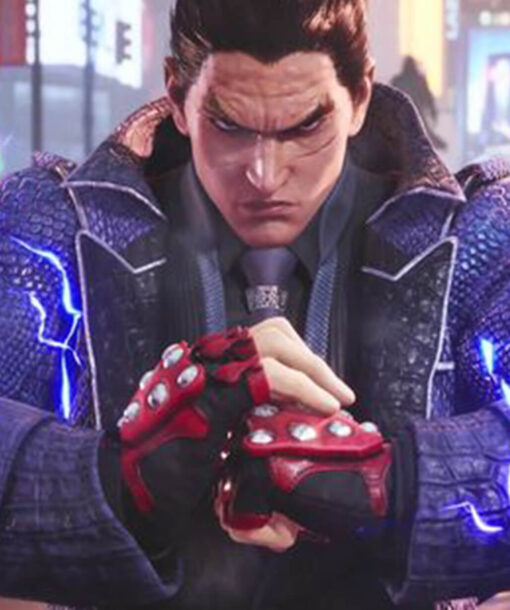 Kazuya Mishima Purple Coat