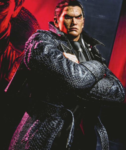 Kazuya Mishima Purple Coat