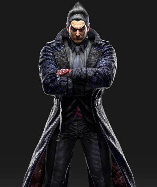 Kazuya Mishima Purple Coat