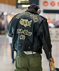 Jacob Elordi Biker Jacket
