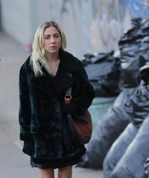 Lady Gaga Velvet Coat