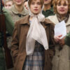 Priscilla Presley Brown Coat