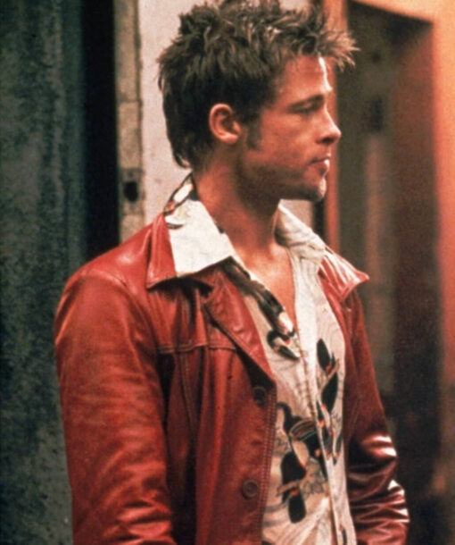 Brad Pitt Maroon Jacket