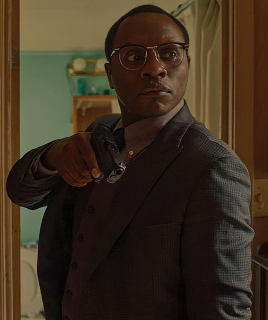 Malcolm Goodwin Reacher Grey Blazer