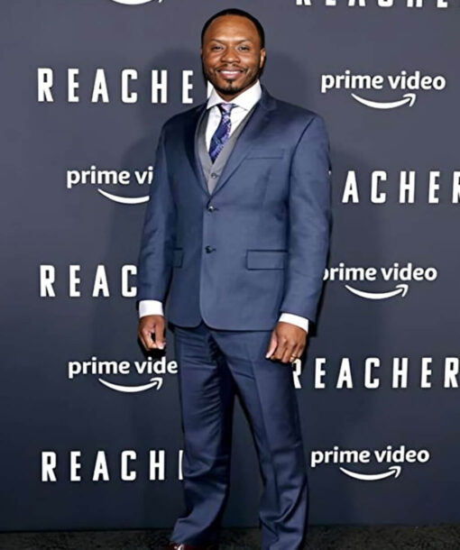 Malcolm Goodwin Blue Suit