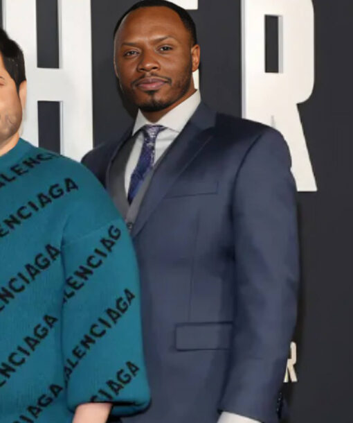 Malcolm Goodwin Blue Suit